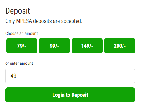 odibets mpesa payment option