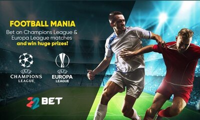 22bet Football Mania offer