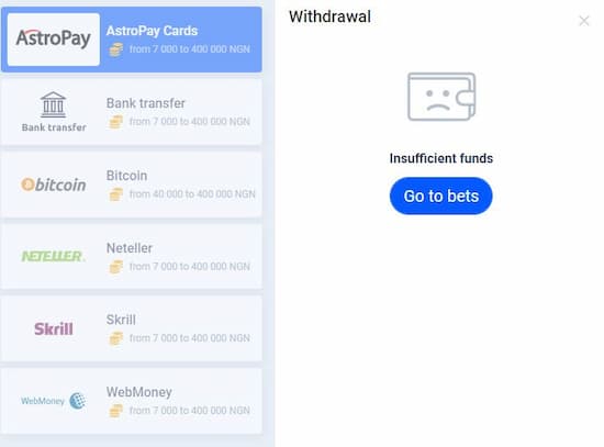 cyberbet nigeria withdrawal methods