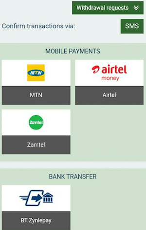 Melbet withdrawal options Zambia