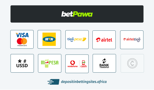 Betpawa payment methods banner