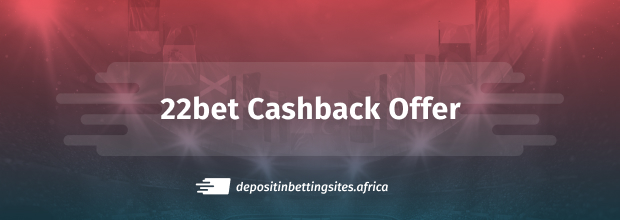 22bet cashback offer banner