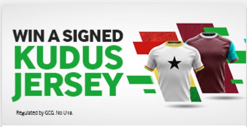 Betway Ghana Kudus jersey promo banner